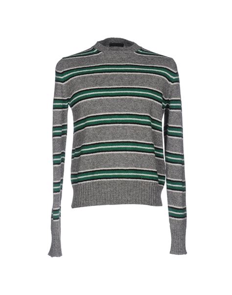 prada striped wool sweater grey|Prada Livermore.